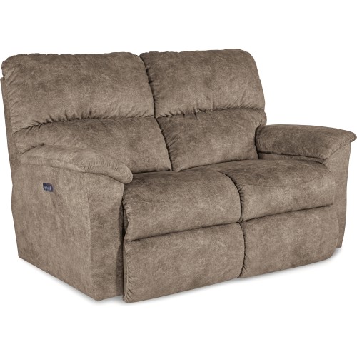 Brooks Power Reclining Loveseat w/ Headrest & Lumbar