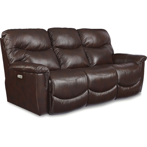 James Power Reclining Sofa w/ Headrest