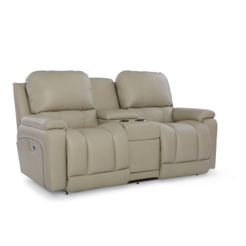 Greyson Power Reclining Loveseat w/ Headrest & Console