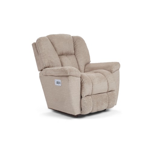 Maverick Power Rocking Recliner w/ Headrest & Lumbar