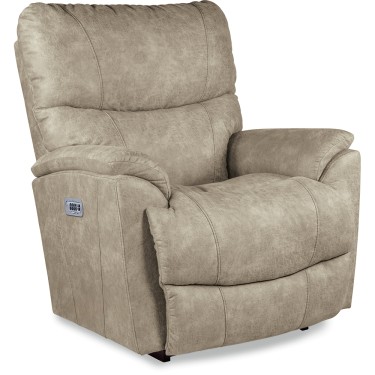 2. Trouper Power Rocking Recliner w/ Headrest & Lumbar