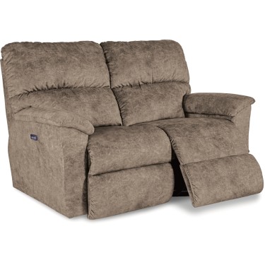 3. Brooks Power Reclining Loveseat w/ Headrest & Lumbar