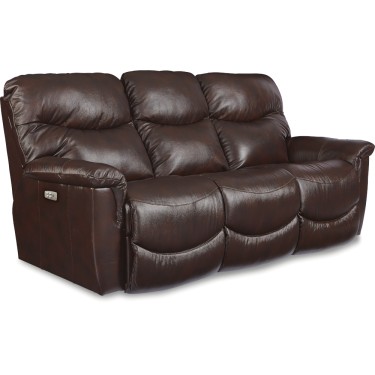 James Power Reclining Sofa w/ Headrest
