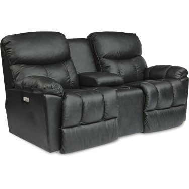 Morrison Power Reclining Loveseat w/ Headrest Lumbar & Console