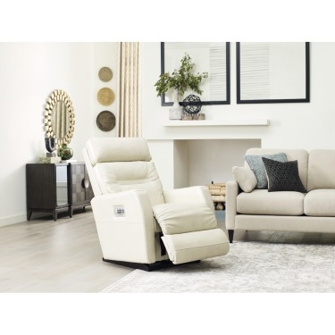 4. Lennon Power Rocking Recliner w/ Headrest & Lumbar