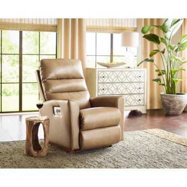 4. Liam Power Rocking Recliner w/ Headrest