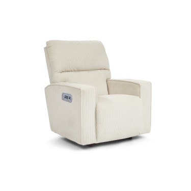 2. Maddox Power Rocking Recliner w/ Headrest & Lumbar