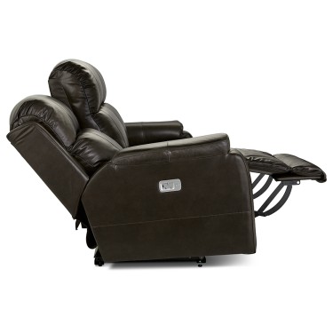 3. Dorian Power Reclining Sofa w/ Headrest & Lumbar