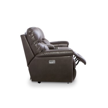 2. James Power Reclining Loveseat w/ Headrest Lumbar & Console