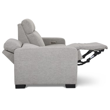 3. Acadia Power Reclining Sofa w/ Headrest