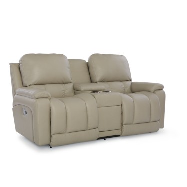 Greyson Power Reclining Loveseat w/ Headrest & Console