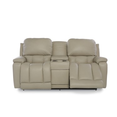 3. Greyson Power Reclining Loveseat w/ Headrest Lumbar & Console