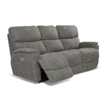 2. Trouper Power Reclining Sofa w/ Headrest