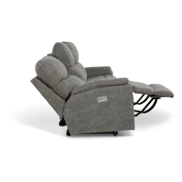 3. Trouper Power Reclining Sofa w/ Headrest
