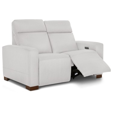 3. Acadia Power Reclining Loveseat w/ Headrest