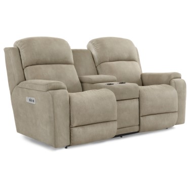 Dorian Power Reclining Loveseat w/ Headrest & Console