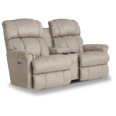 Pinnacle Power Wall Reclining Loveseat w/ Headrest & Console