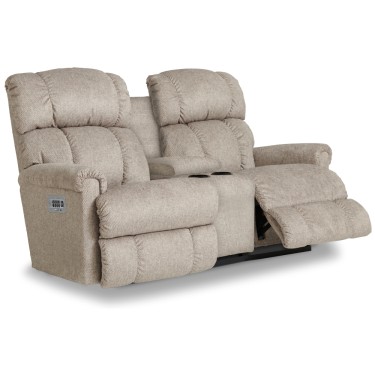 2. Pinnacle Power Wall Reclining Loveseat w/ Headrest & Console