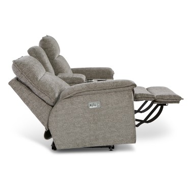 3. Jay Power Reclining Loveseat w/ Headrest & Console