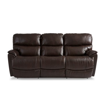 2. Trouper Power Reclining Sofa w/ Headrest & Lumbar