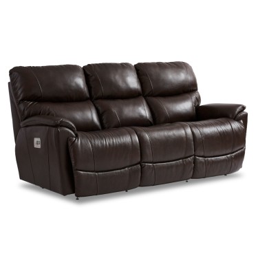Trouper Power Reclining Sofa w/ Headrest & Lumbar