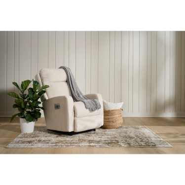4. Finley Power Rocking Recliner w/ Headrest & Lumbar