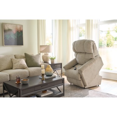 5. Pinnacle Platinum Power Lift Recliner w/ Headrest & Lumbar