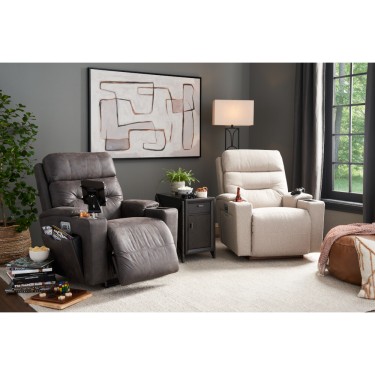 5. Neo Power Rocking Recliner w/ Headrest & Lumbar