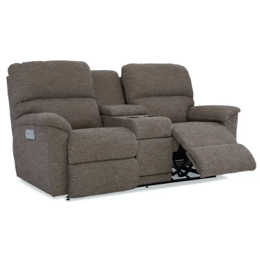 2. Brooks Power Reclining Sofa w/ Console Headrest & Lumbar